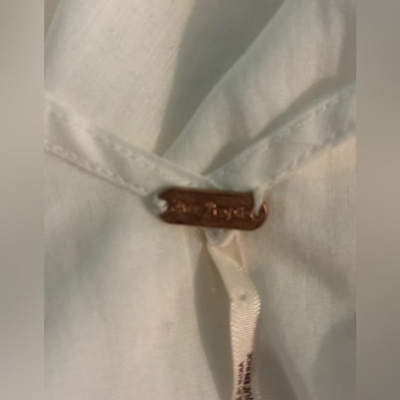 Free People Womens Medium Cotton Mini Slip Lining Only White Adjustable Straps - Picture 4 of 8